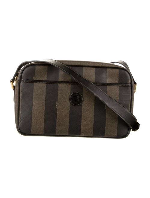 Fendi Vintage Pequin Camera Bag Black