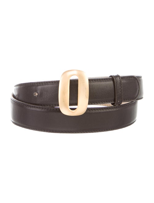 Fendi Leather Hip Belt Black
