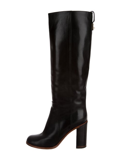 Fendi Leather Boots Black