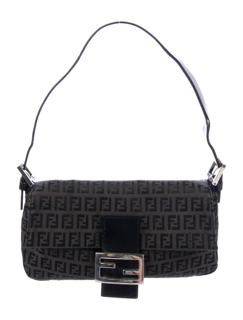 Fendi Zucca Baguette Bag Black