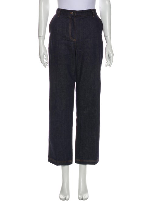 Fendi Wide Leg Pants Blue