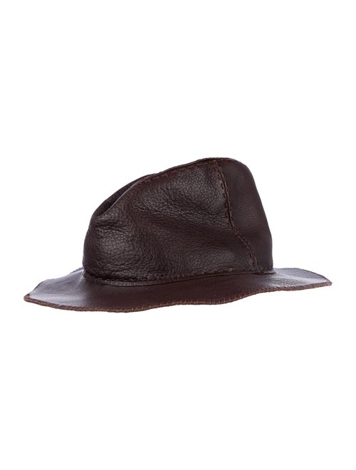Fendi Leather Hat