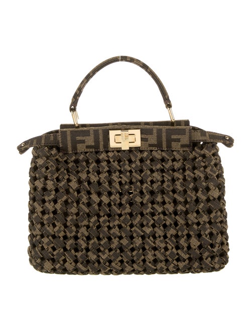 Fendi 2019 Peekaboo Iconic Mini Brown