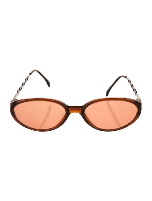 Fendi Tinted Round Sunglasses Brown