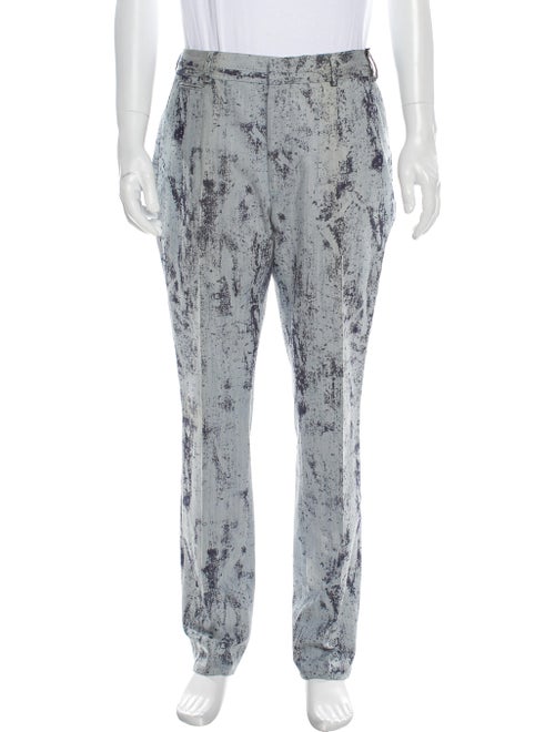 Fendi Printed Pants Blue