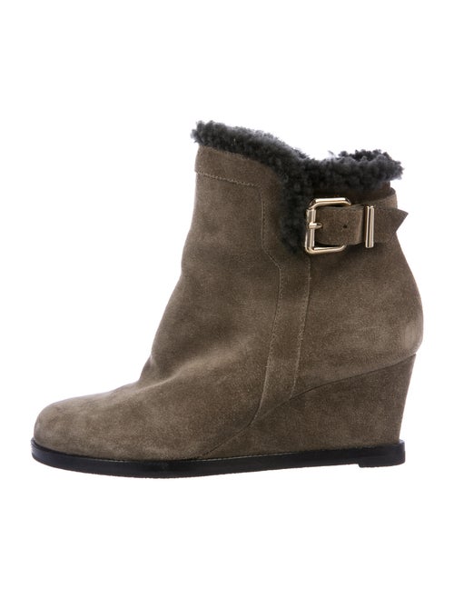 Fendi Suede Boots Brown