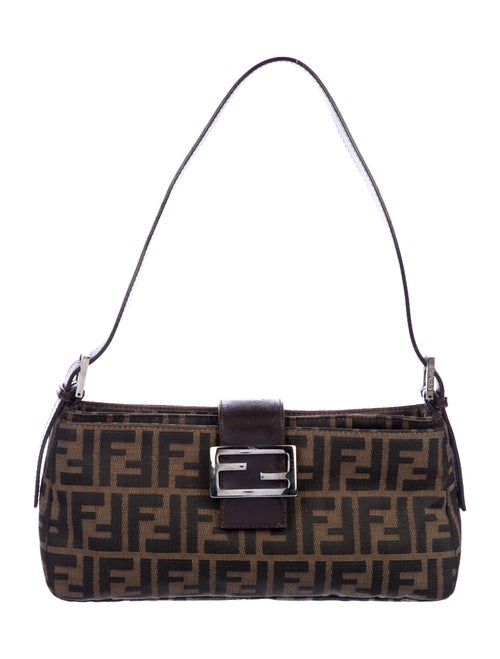 Fendi Zucca Baguette Bag Brown