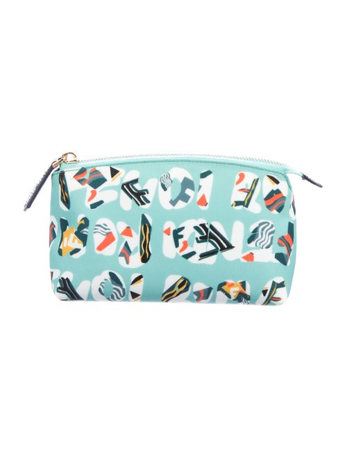 Fendi Logo Cosmetic Bag multicolor