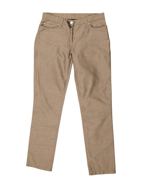 Fendi Mid-Rise Straight Leg Jeans