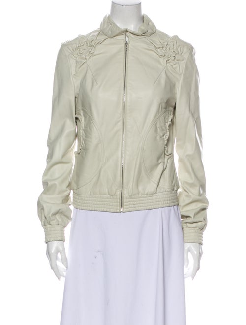 Fendi Leather Bomber Jacket