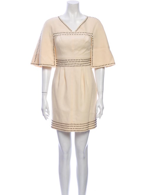 Fendi Wool Mini Dress Wool