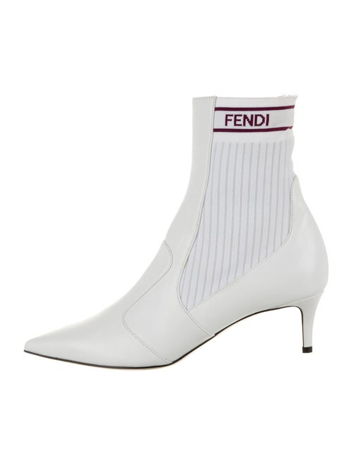 Fendi Sock Boots White