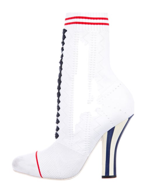 Fendi Sock Boots White