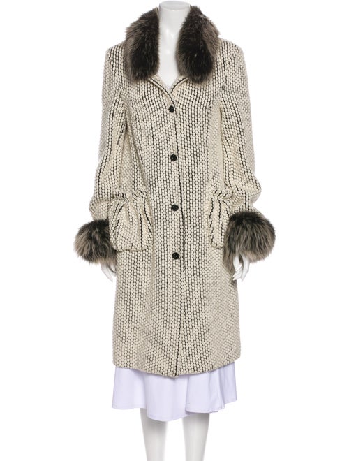 Fendi Tweed Pattern Coat
