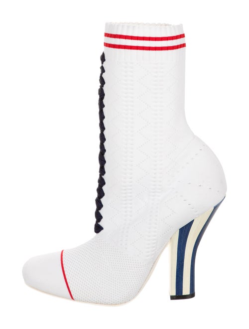Fendi Sock Boots White