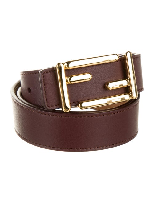 Fendi Leather Hip Belt gold
