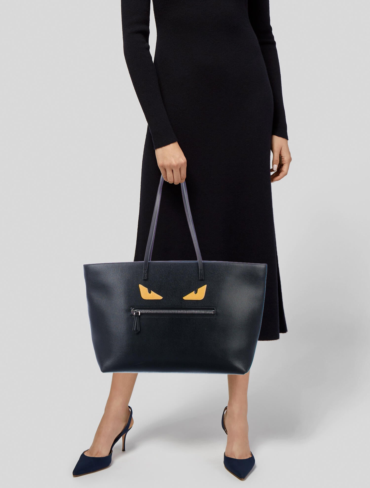 fendi monster roll tote