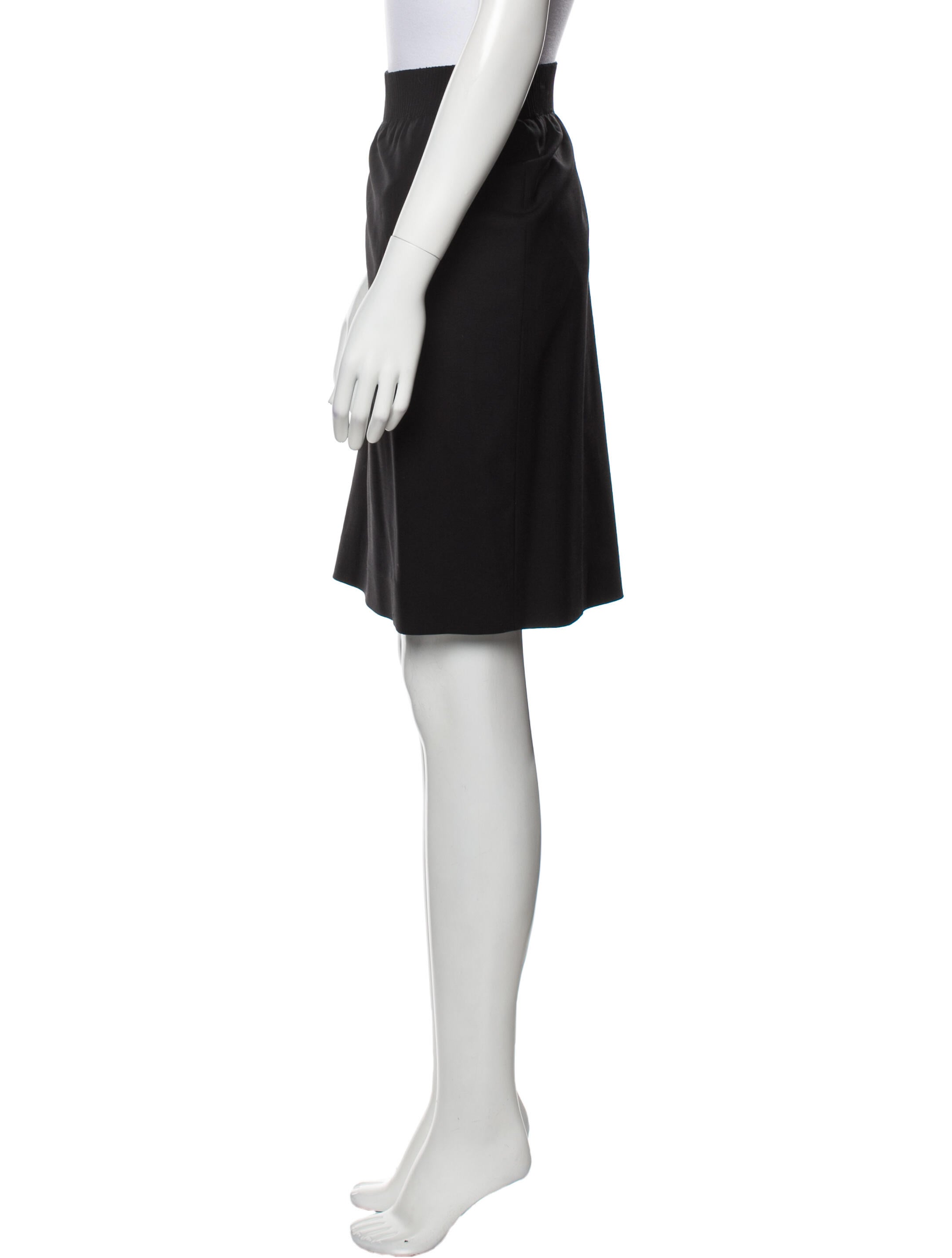 Fendi Virgin Wool Knee-Length Skirt