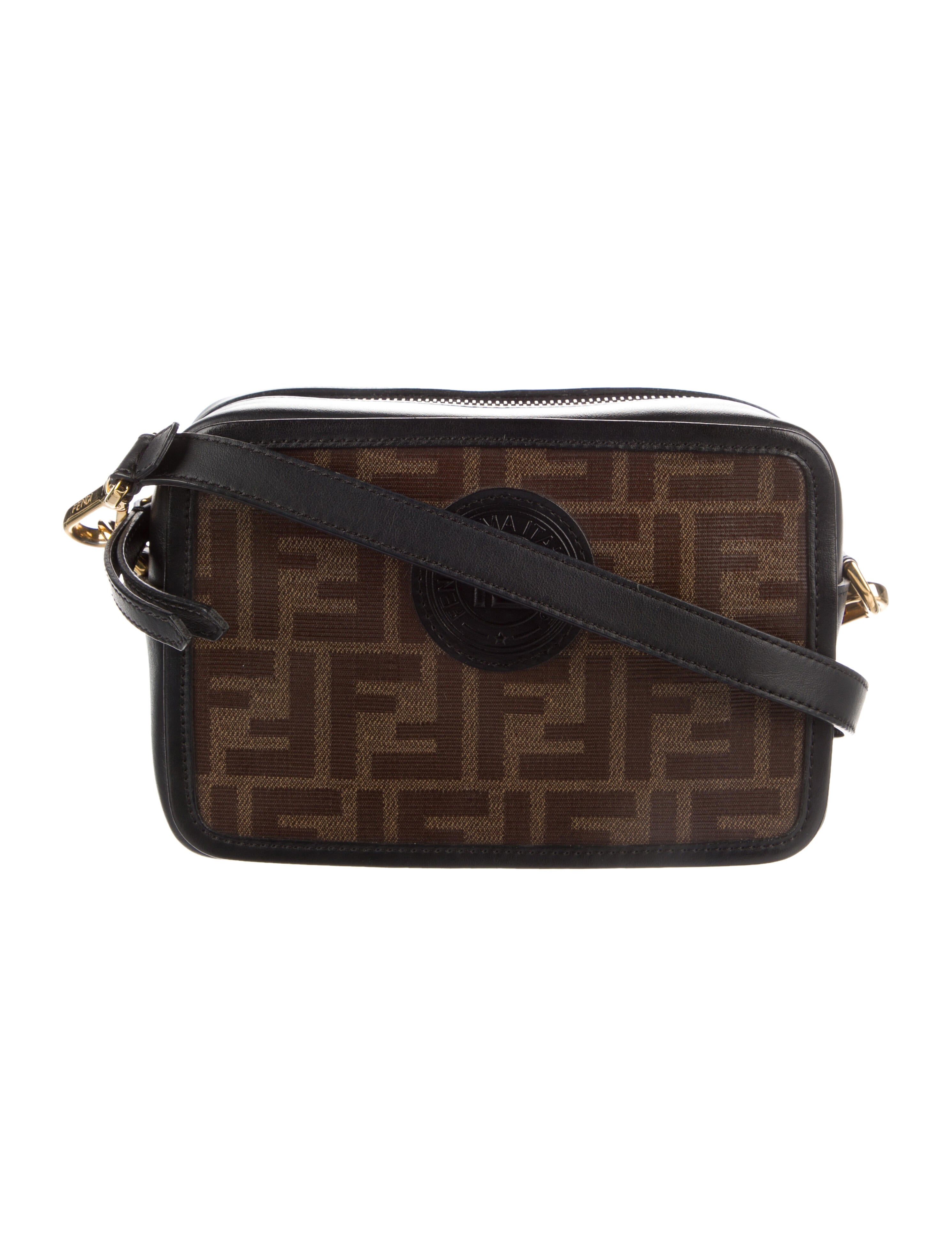 fendi embossed camera bolsa