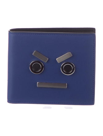 Fendi No Words Leather Wallet