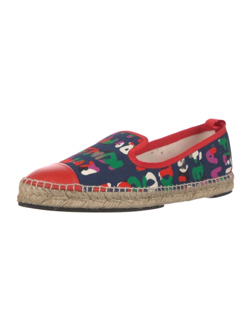 Fendi Canvas Printed Espadrilles