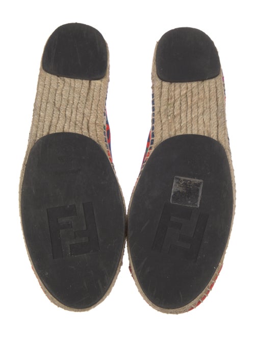 Fendi Canvas Printed Espadrilles