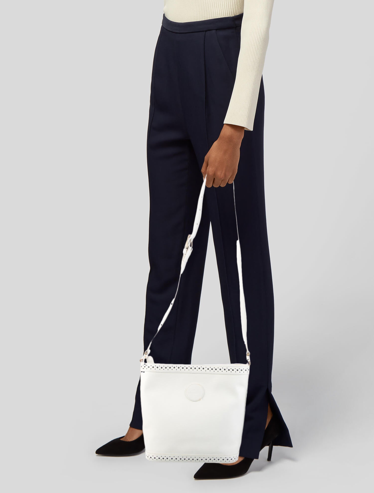 Fendi 2019 Mini Bustine Crossbody Bag White Crossbody Bags, Handbags FEN192006 The RealReal