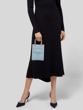 Fendi Mini Sunshine Shopper Tote