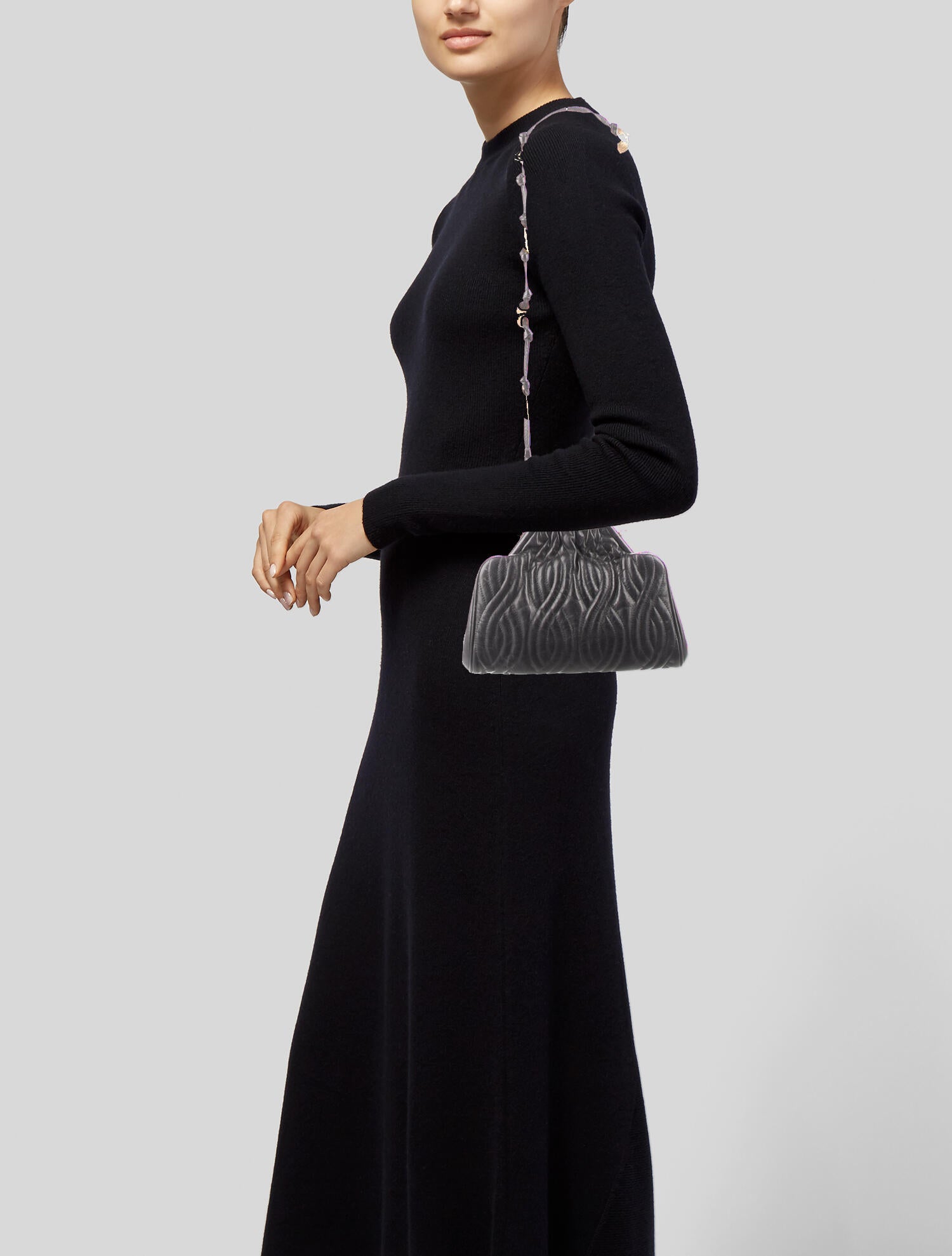 Fendi Vintage Leather Pasta Bag - Black Crossbody Bags, Handbags