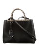 Fendi Python-Trimmed Petite 2Jours Tote