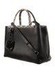 Fendi Python-Trimmed Petite 2Jours Tote