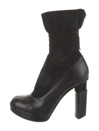 Fendi Leather Sock Boots