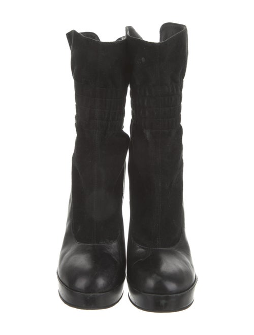 Fendi Leather Sock Boots