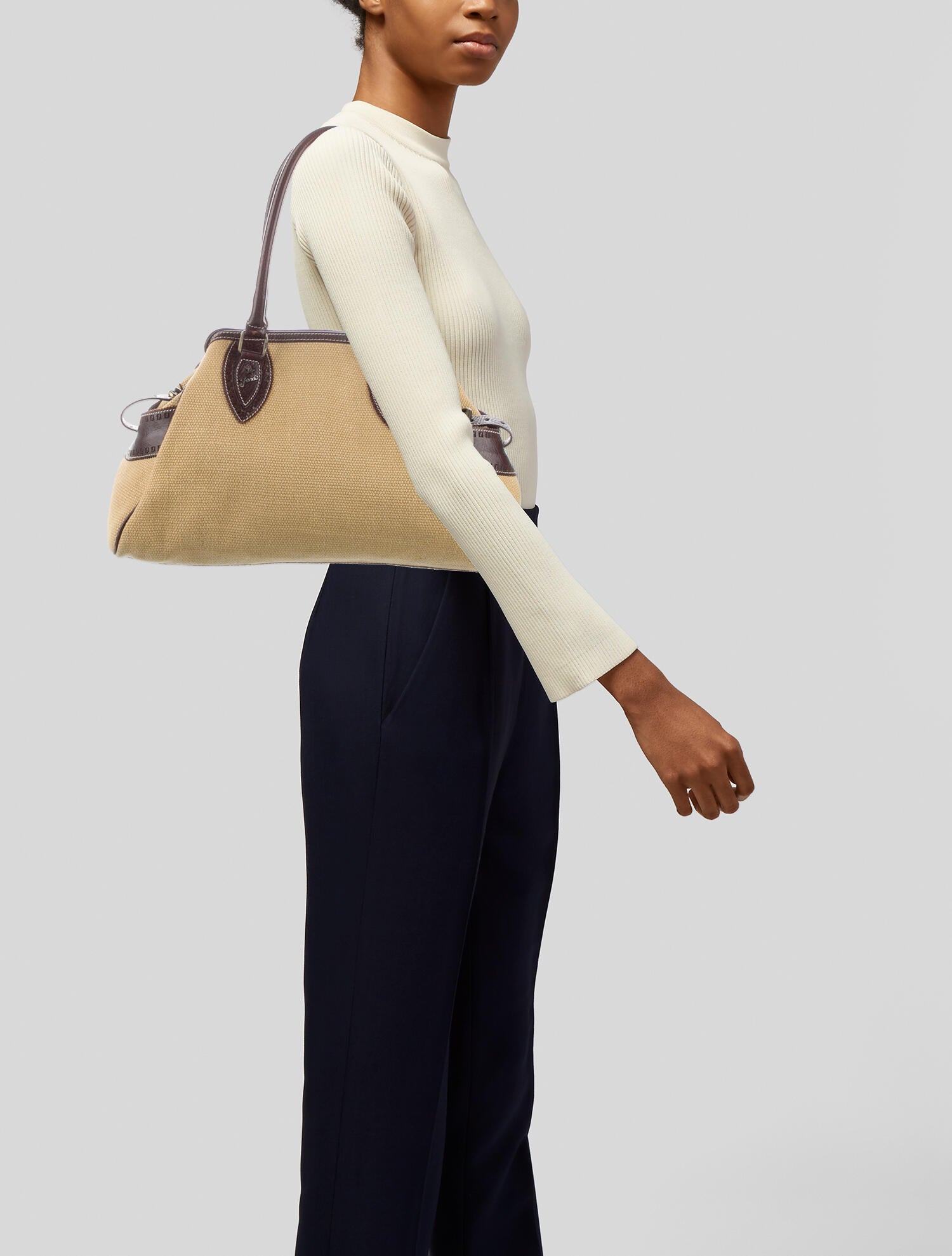 Fendi Medium Bag Du Jour Tote Neutrals Totes, Handbags FEN234693