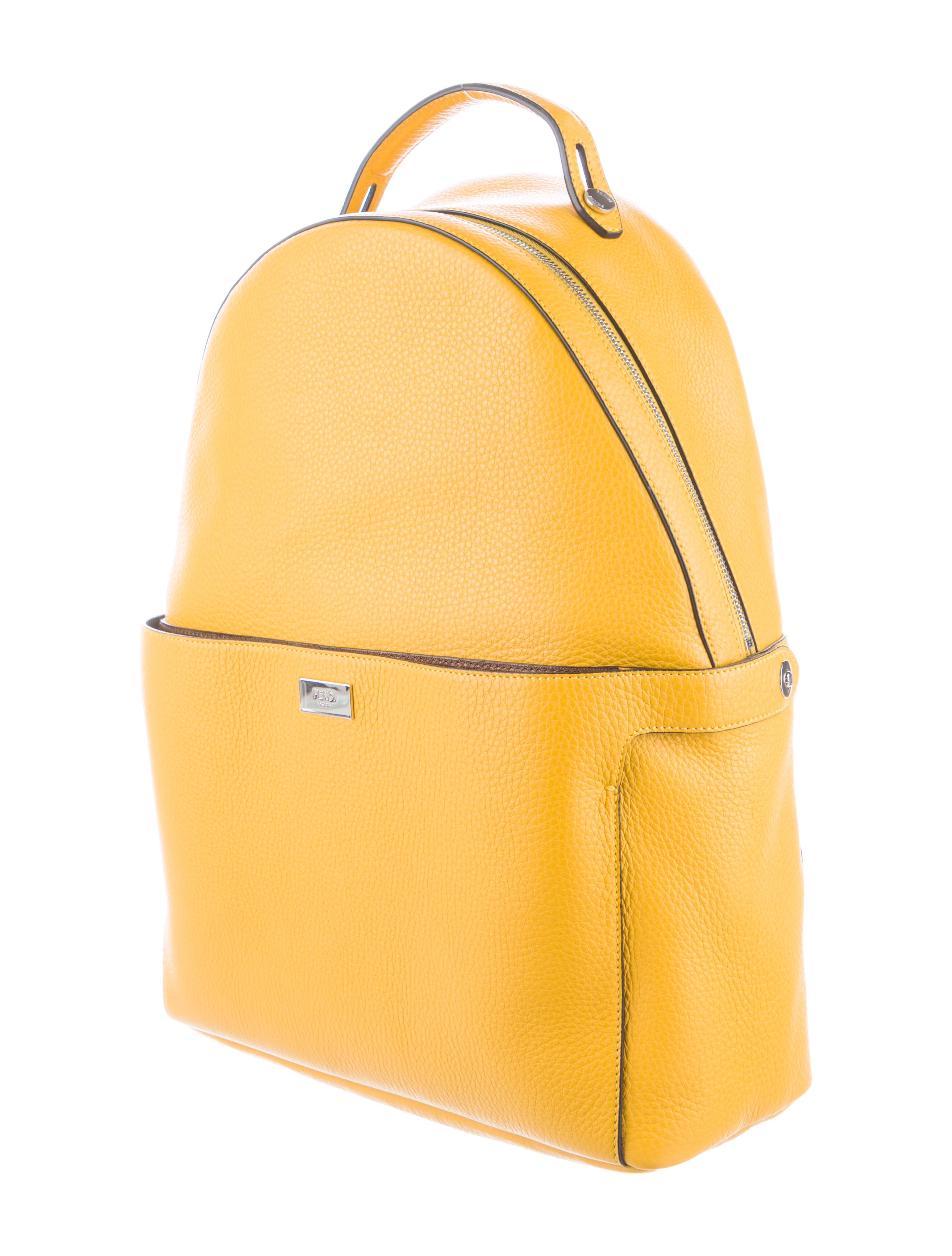 Fendi Peekaboo Backpack Yellow Backpacks, Bags FEN234701 The RealReal