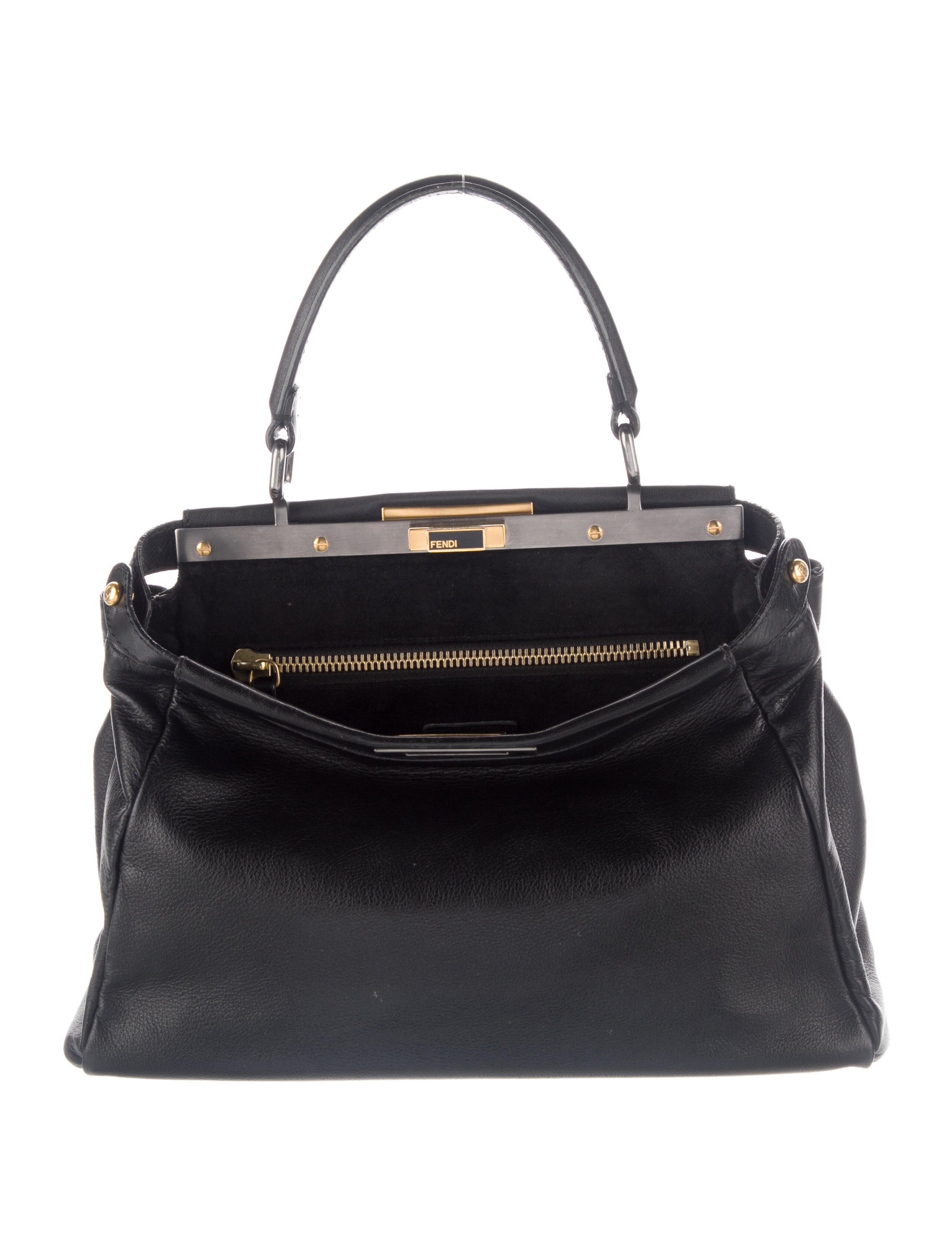 Fendi Medium Leather Peekaboo Iconic Bag