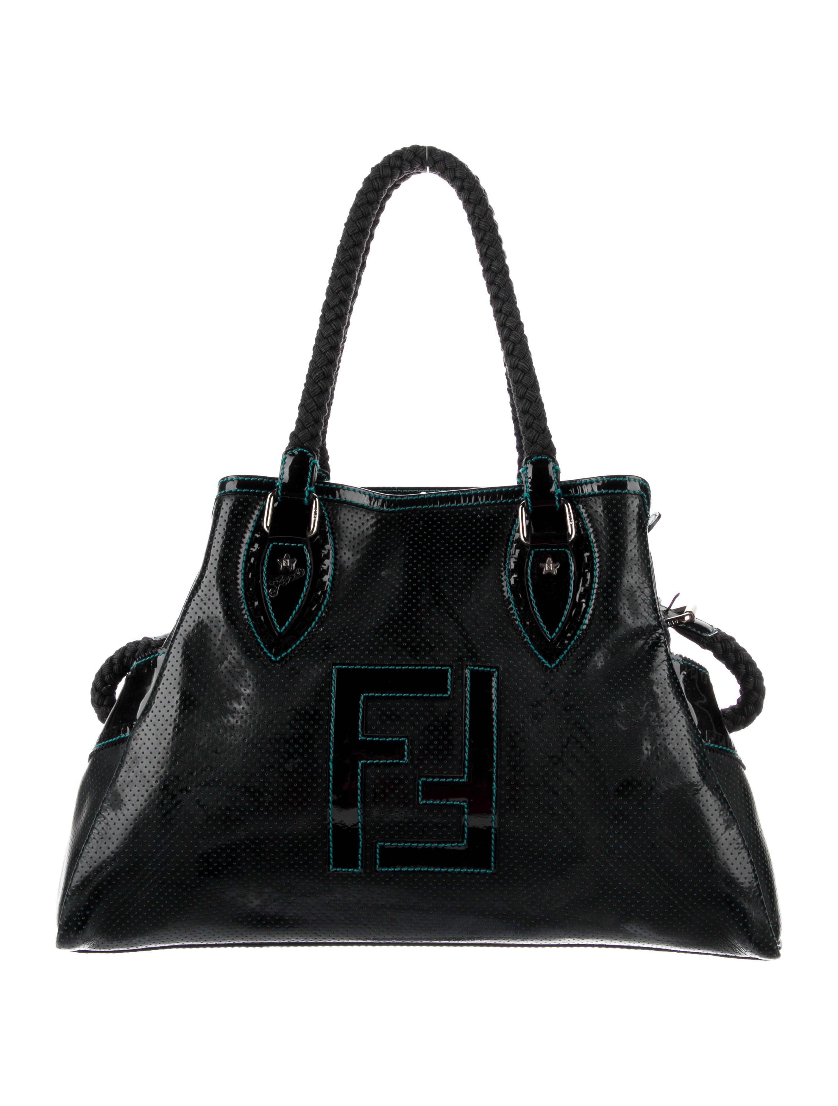 Fendi Vintage Leather Chef Tote Black Totes, Handbags FEN230631