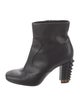 Fendi Leather Studded Accents Boots