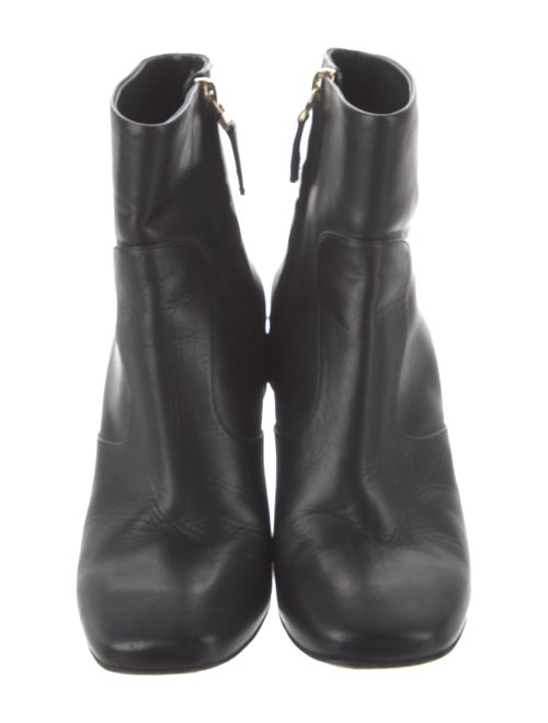 Fendi Leather Studded Accents Boots