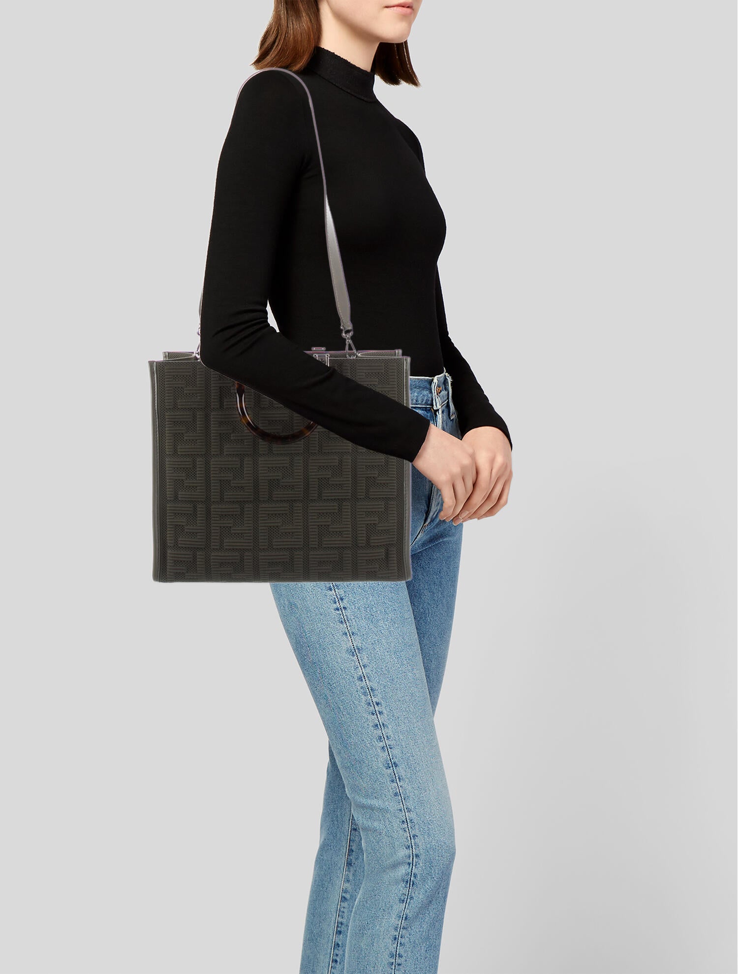 Fendi Medium FF Sunshine Shopper Tote