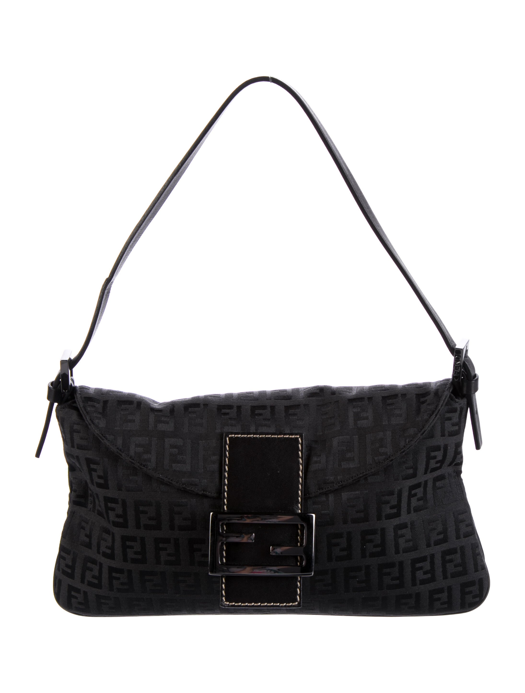 Fendi Baguette Black Shoulder Bags, Handbags FEN31382 The RealReal