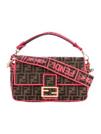 Fendi Fabric Jacquard FF 1974 Baguette