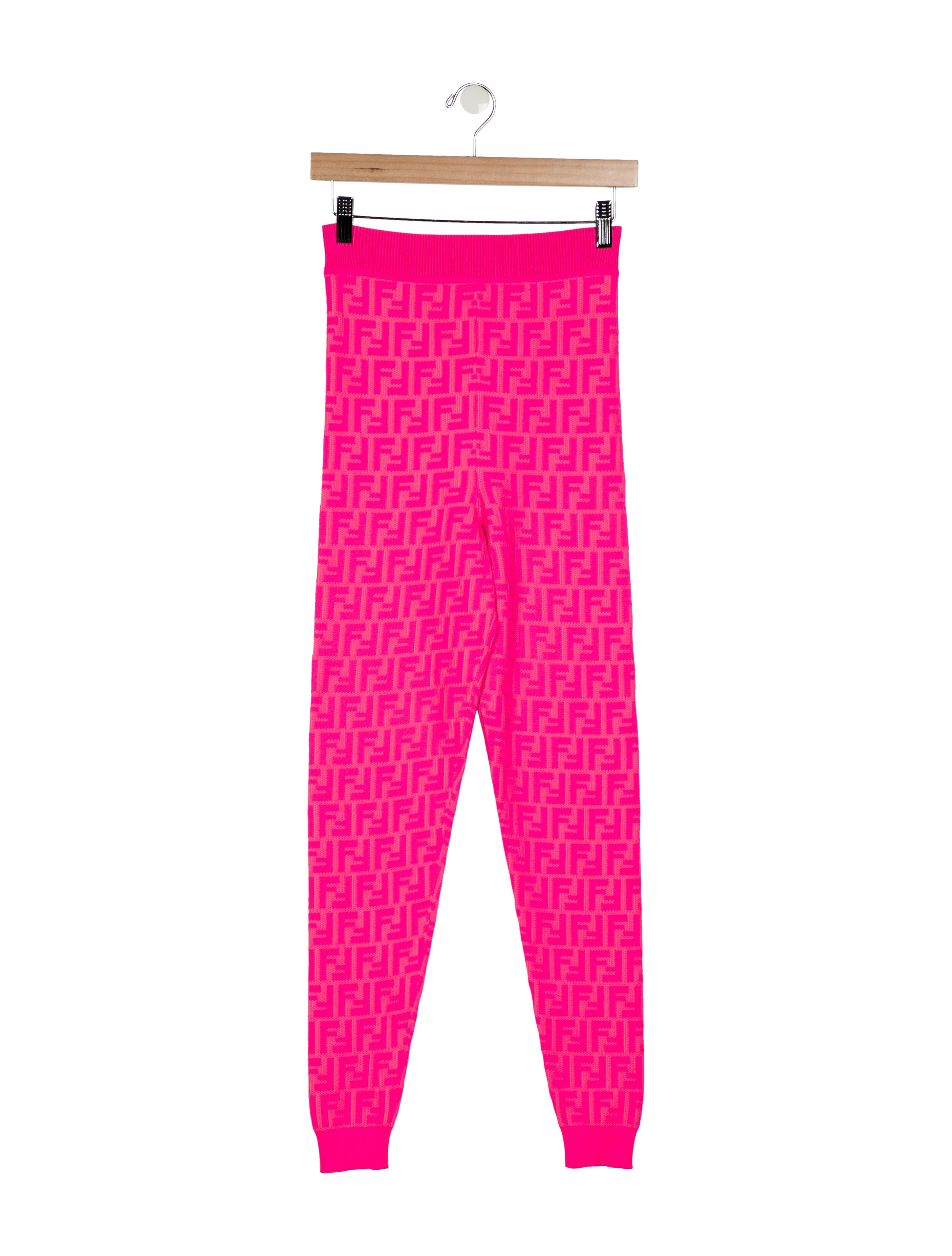 FENDI ピンク xs ニッキーミナージュ レギンス Ymonnes Closet | FENDI X NICKI MINAJ PRINTS ON collab neon