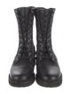 Fendi Rockoko Zucca FF Logo Combat Boots