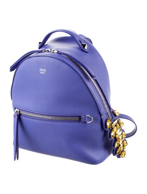 Fendi Crystal-Embellished Mini By The Way Backpack