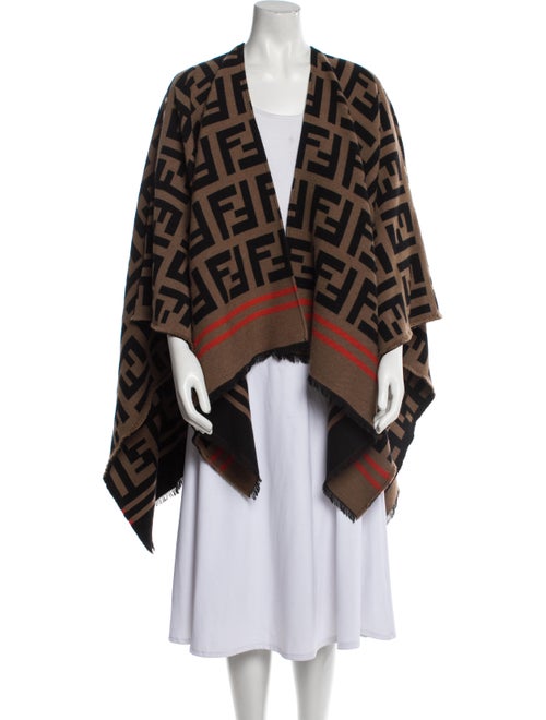 Fendi Wool Printed Shawl