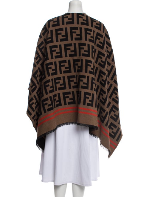 Fendi Wool Printed Shawl