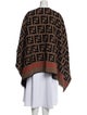 Fendi Wool Printed Shawl