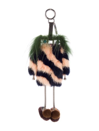 Fendi Mink Hypnodolls Bag Charm