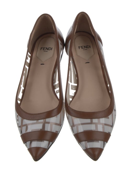 Fendi PVC Printed Flats